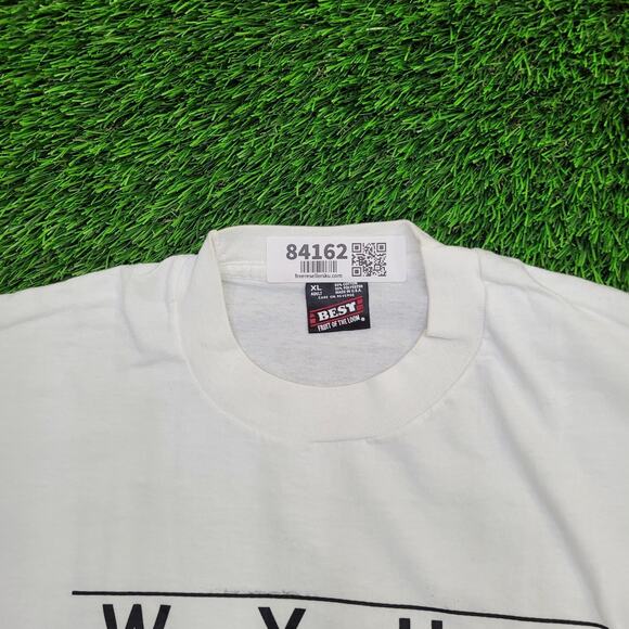 Vintage WYHT Y-105 Ohio Radio Shirt Womens XL 23x26 White - Picture 9 of 12